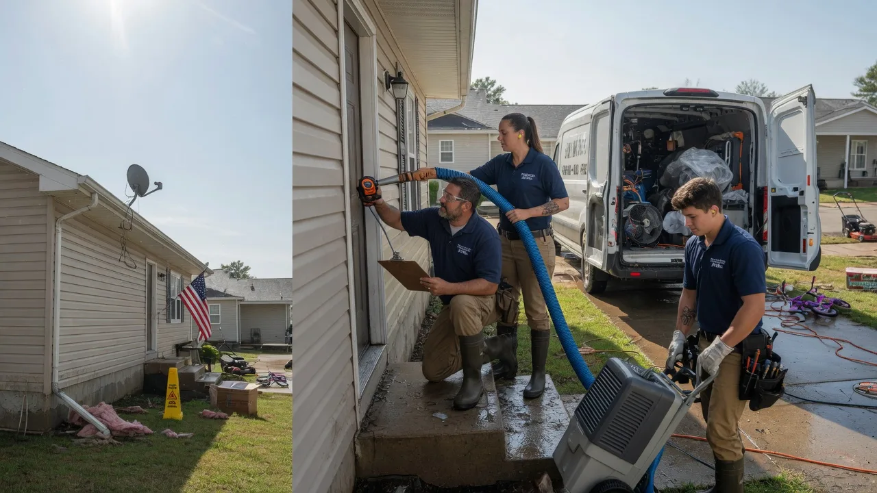 Ceiling Water Damage Restoration in Springville, UT near me